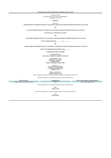 Thumbnail Karooooo 20-F Annual Report 2023