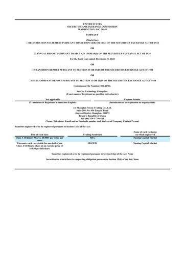 Thumbnail SunCar Technology Group 20-F Annual Report 2022