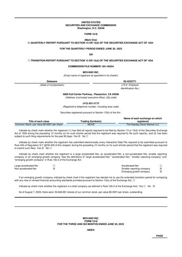 Thumbnail Movano 10-Q Quarterly Report FY2023 