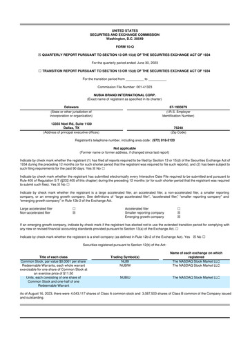 Thumbnail Solidion Technology 10-Q Quarterly Report FY 