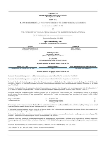 Thumbnail Ispire Technology 10-K Annual Report 2023