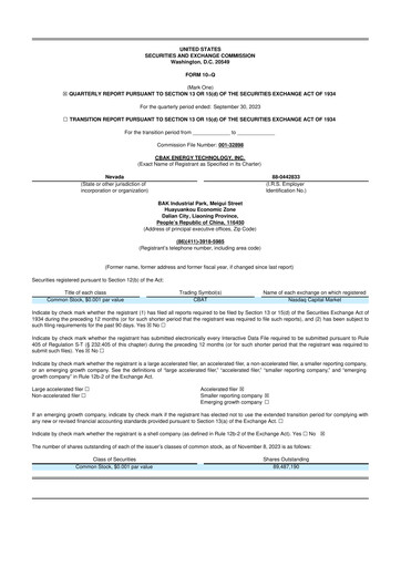 Thumbnail CBAK Energy Technology 10-Q Quarterly Report FY2023 