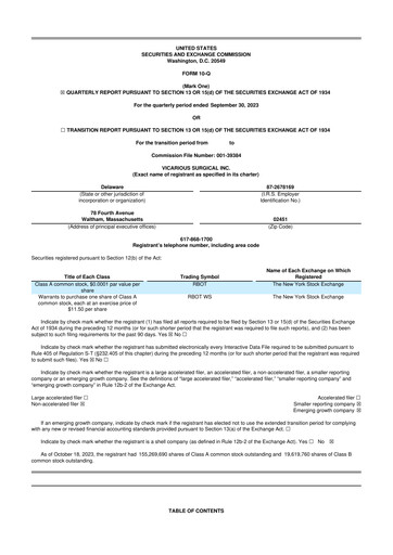 Thumbnail Vicarious Surgical 10-Q Quarterly Report FY2023 
