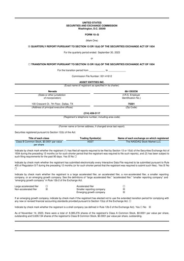 Thumbnail Strive Asset Management, LLC 10-Q Quarterly Report FY2023 
