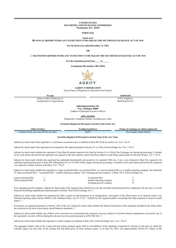 Thumbnail Agrify 10-K Annual Report 2022