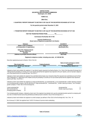 Thumbnail Incannex Healthcare 10-Q Quarterly Report FY2024 
