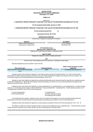 Thumbnail Maison Solutions 10-Q Quarterly Report FY2024 