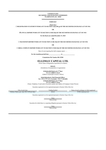 Miniature Ellomay Capital
 20-F Rapport annuel 2023