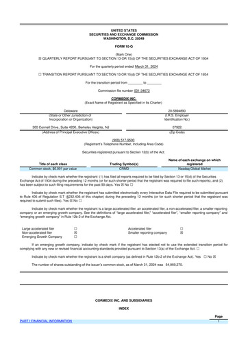 Thumbnail CorMedix 10-Q Quarterly Report FY2024 