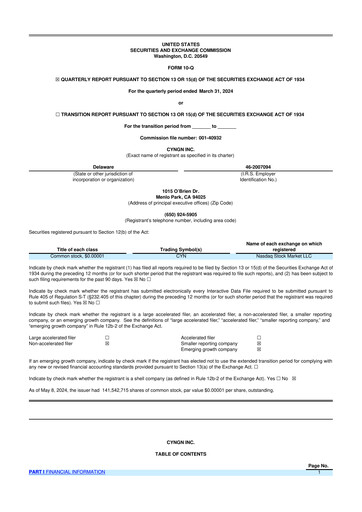 Thumbnail Cyngn 10-Q Quarterly Report FY2024 