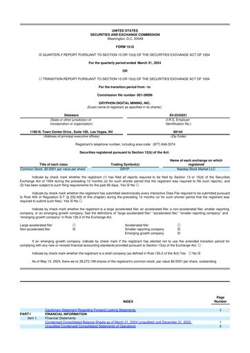 Miniature Gryphon Digital Mining 10-Q Rapport trimestriel 2024 
