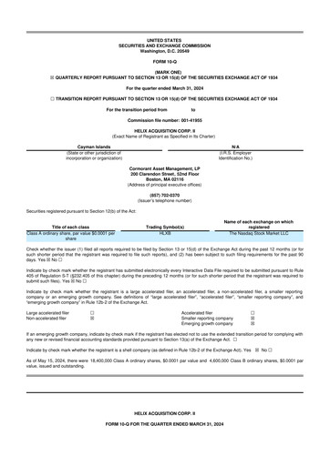 Vorschaubild BridgeBio Oncology Therapeutics 10-Q Quartalsbericht 2024 