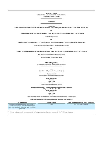 Thumbnail AMTD Digital 20-F Annual Report 2023