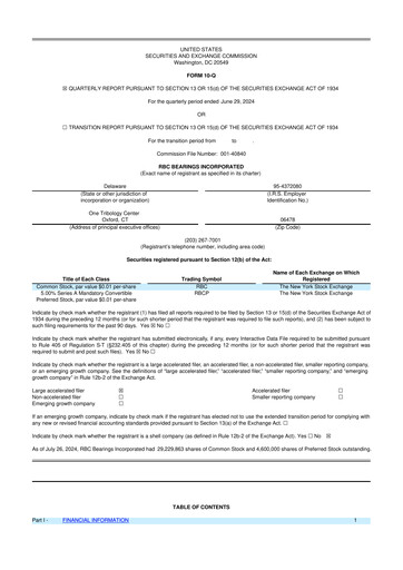Thumbnail RBC Bearings 10-Q Quarterly Report FY2025 
