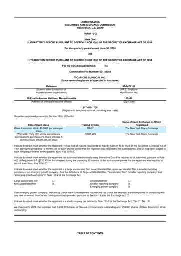 Thumbnail Vicarious Surgical 10-Q Quarterly Report FY2024 