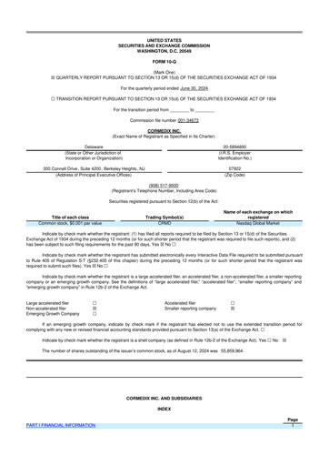 Thumbnail CorMedix 10-Q Quarterly Report FY2024 