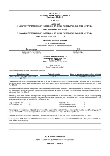 Vorschaubild BridgeBio Oncology Therapeutics 10-Q Quartalsbericht 2024 