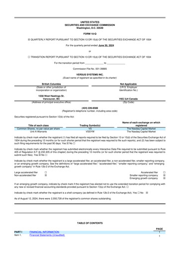 Thumbnail Versus Systems 10-Q Quarterly Report FY2024 