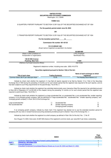Thumbnail Fly-E Group 10-Q Quarterly Report FY2025 