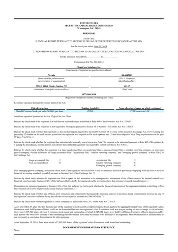 Thumbnail CleanCore Solutions 10-K Annual Report 2024