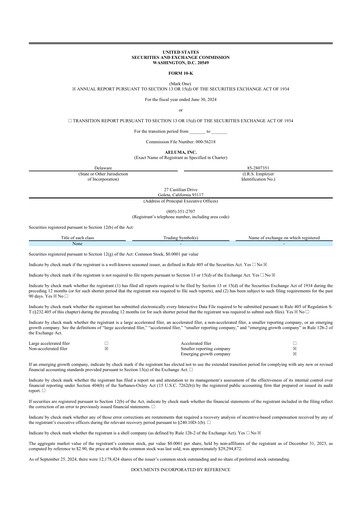 Thumbnail Aeluma 10-K Annual Report 2024