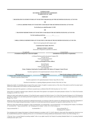 Thumbnail Brooge Energy
 20-F Annual Report 2023