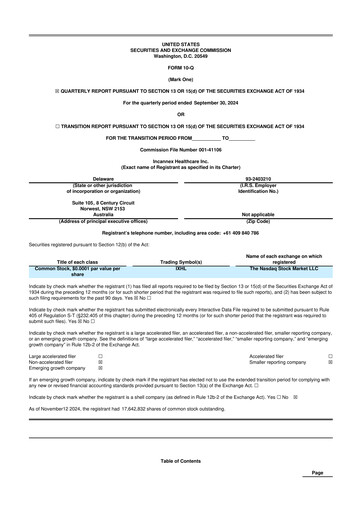 Thumbnail Incannex Healthcare 10-Q Quarterly Report FY2025 