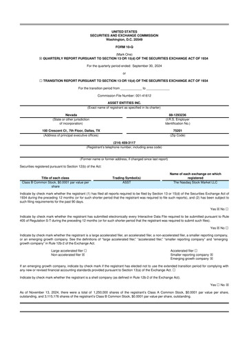 Thumbnail Strive Asset Management, LLC 10-Q Quarterly Report FY2024 