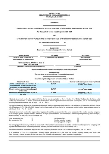 Thumbnail Slam Corp 10-Q Quarterly Report FY2024 