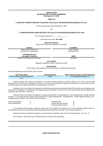 Thumbnail Ispire Technology 10-Q Quarterly Report FY2025 