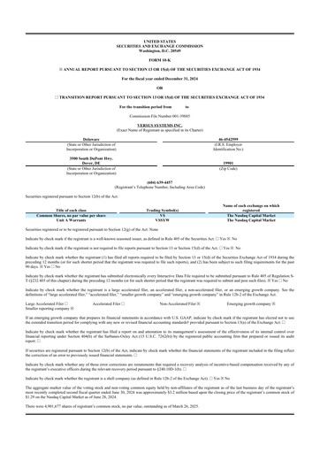 Thumbnail Versus Systems 10-K Annual Report 2024