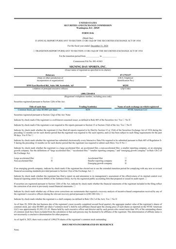 Thumbnail Signing Day Sports 10-K Annual Report 2024