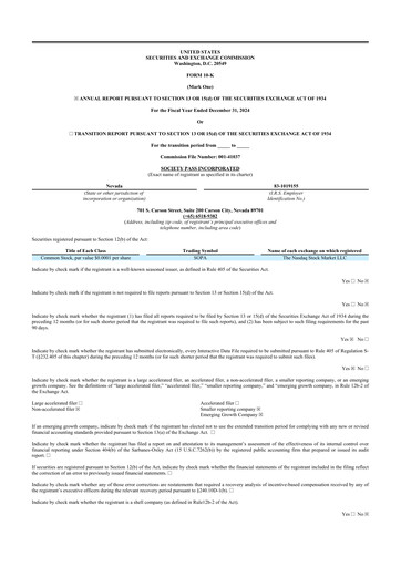 Thumbnail Society Pass 10-K Annual Report 2024