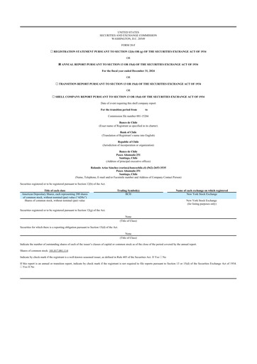 Thumbnail Banco de Chile
 20-F Annual Report 2024