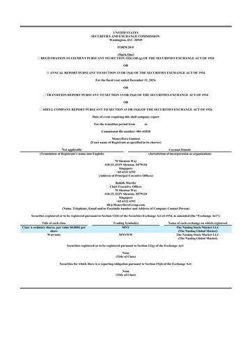 Thumbnail MoneyHero 20-F Annual Report 2024