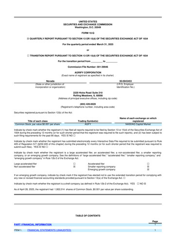 Miniature Agrify 10-Q Rapport trimestriel 2025 