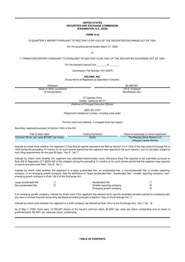 Thumbnail Aeluma 10-Q Quarterly Report FY 