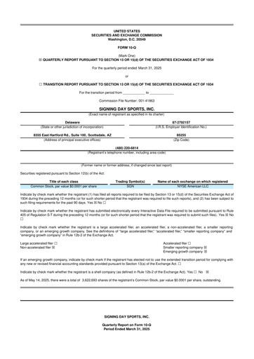 Thumbnail Signing Day Sports 10-Q Quarterly Report FY2025 