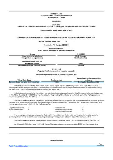 Thumbnail TherapeuticsMD 10-Q Quarterly Report FY2025 