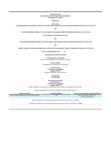 Thumbnail TOP Financial Group Limited 20-F Annual Report 2025