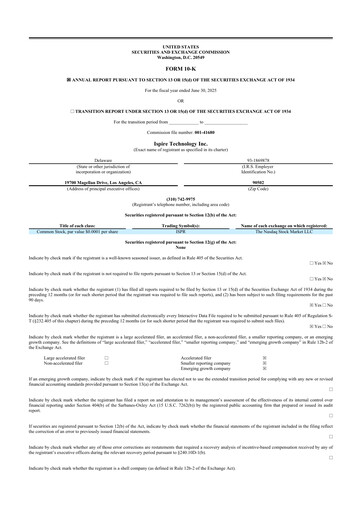 Thumbnail Ispire Technology 10-K Annual Report 2025