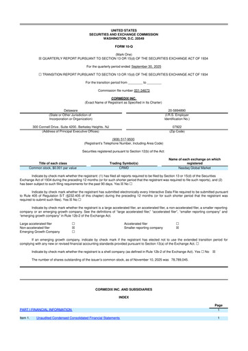 Thumbnail CorMedix 10-Q Quarterly Report FY2025 