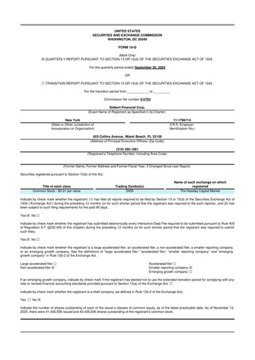 Vorschaubild Siebert Financial 10-Q Quartalsbericht 2025 