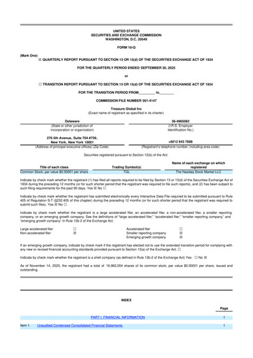 Thumbnail Treasure Global 10-Q Quarterly Report FY2026 