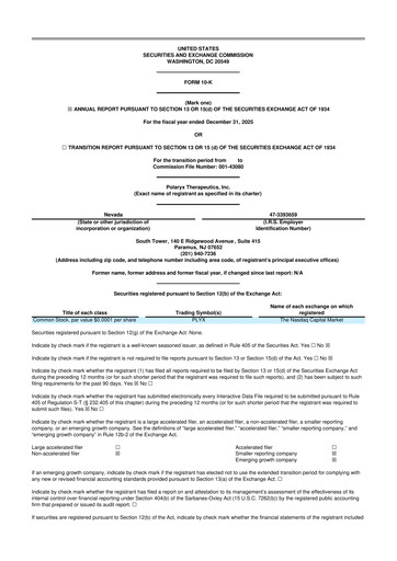 Thumbnail Polaryx Therapeutics 10-K Annual Report 2025