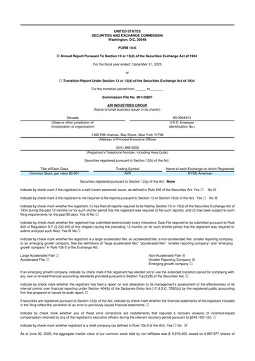 Thumbnail Air Industries Group 10-K Annual Report 2025