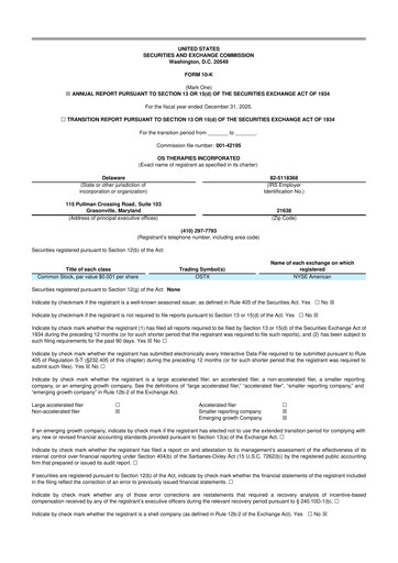 Vorschaubild OS Therapies 10-K Jahresbericht 2025