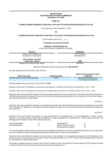 Thumbnail Cadrenal Therapeutics 10-K Annual Report 2025