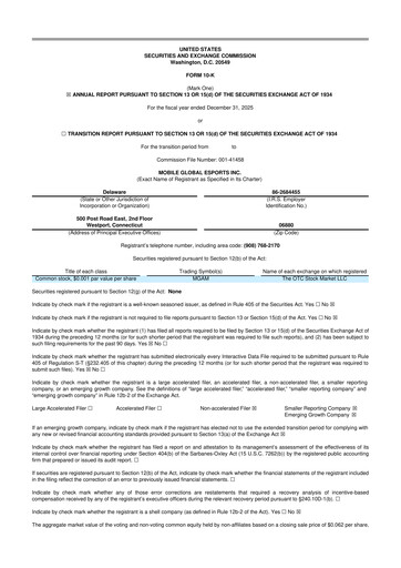 Vorschaubild Mobile Global Esports (Mogo) 10-K Jahresbericht 2025