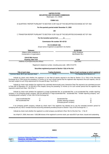 Thumbnail Fly-E Group 10-Q Quarterly Report FY 